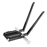 Tarjeta de Red Inalámbrica AX5400 WIFI 6E PCI-E, 5400Mbps, MTK7922, 802.11AX, 3 Bandas, 2.4G/5G/6Ghz, PCIE, Adaptador WIFI y Bluetooth 2 en 1