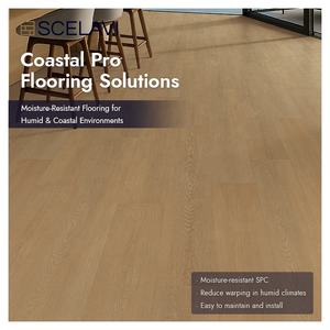 Dalles de sol en vinyle de luxe antidérapantes, classement R11, revêtement de sol hybride en plastique, revêtement de sol en <span class=keywords><strong>PVC</strong></span> côtier, garantit la sécurité <span class=keywords><strong>sur</strong></span> les surfaces humides, revêtement de sol SPC - Product Image 1