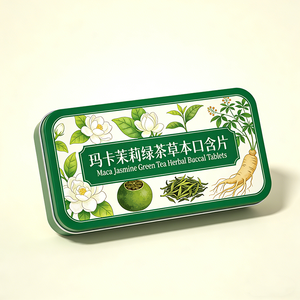 Maca Yasemin Yeşil Çay Bitkisel Buksel Tabletleri, Şık Rahatlatıcı Sağlık Takviyesi için Yasemin Yeşil Çay Bitkisel Pastilleri - Product Image 3