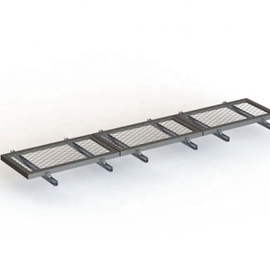 Plate-forme de passerelle en acier galvanisé à chaud Grilles de vidange extérieures et allée Meilleur prix Matériau de construction en métal - Product Image 1