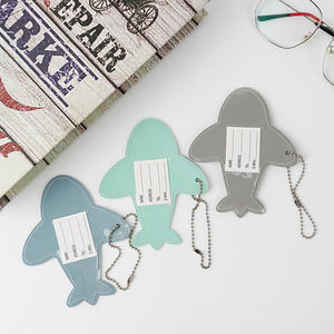 Fashion Boarding Passes Pvc, Small Aircraft Design Creative Luggage Tag Custom Logo Label Tag Travel Luggage Tags/ - Product Image 3