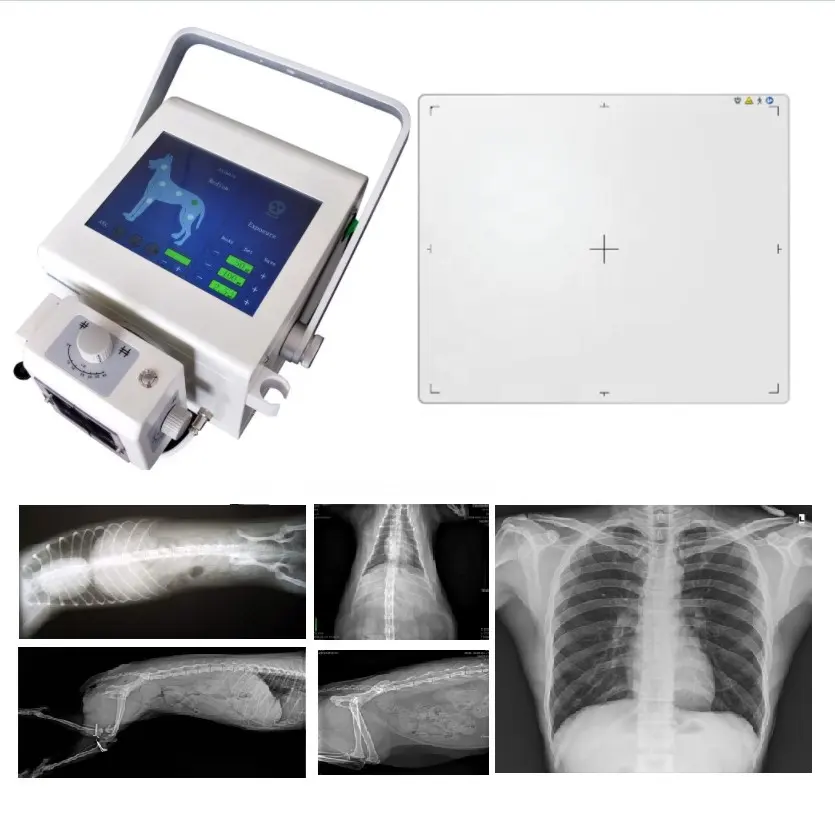 جهاز أشعة سينية رقمي محمول بالأشعة السينية مع لوحة der للتصوير الشعاعي وتشخيص الأرقام كاشف الأشعة السينية