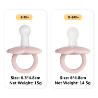 Sucette en Silicone pour bébé fille, fleur personnalisée, sucette de sevrage
