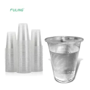 2000 Werknemers Fabriek Oem Prijs Goedkope Custom Wegwerp Thee Cups 9 Oz Pp Plastic 9 Oz Drank Water Cups