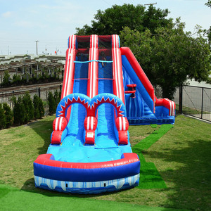 業務用インフレータブル滑り台 大型ウォータースライダー 大人用インフレータブルウォータースライダー プール付きインフレータブルウォータースライダー - Product Image 6