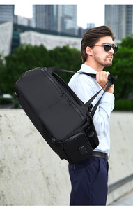 Luxury Luggage Travel Bags for Men Custom Spend the Night Duffle Bag Travel Climbing Gym <b>Backpack</b> <b>with</b> Shoes <b>Compartment</b> - Product Image 6