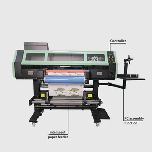 UV dtf 프린터 2 in 1 필름 전송이있는 불규칙한 모양의 컵 병용 Impresora A1 UV dtf 프린터 기계