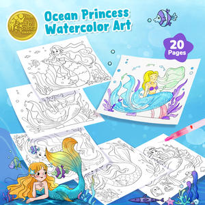 كتب جويكات للرسم بالماء للأطفال، مجموعة رسم سحرية بالألوان المائية مع فرش، كتاب رسم للأطفال الصغار - Product Image 3