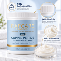 Lotion corporelle raffermissante et éclaircissante au cuivre et aux peptides 1KG – Hydratant professionnel pour salon et spa – Marque privée OEM – Protocole RAFCARE