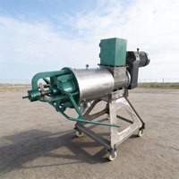 Presse à vis séparatrice pour la déshydratation automatique du fumier animal, équipement agricole pour le fumier de vache