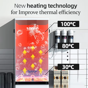 50L a parete in acciaio inox 304 distributore elettrico di acqua calda acqua potabile Boiler per ristoranti hotel Cafe Boba tè - Product Image 6