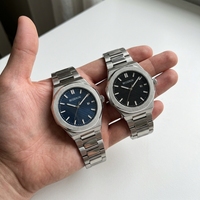 Montre automatique squelette mécanique de luxe pour homme en acier inoxydable, design élégant, pour affaires et mode, OEM ODM