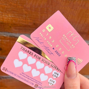 Thẻ khách hàng thân thiết bằng nhựa PVC cao cấp in logo tùy chỉnh, dành cho salon làm đẹp, ngành kinh doanh nối mi - Product Image 6