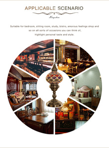 Evershining LightingTurkish 9 Khảm Thủy Tinh Thổ Nhĩ Kỳ Treo Ánh Sáng, Hotsale Tiết Kiệm Năng Lượng Istanbul Đèn YMA41309 - Product Image 4