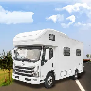 China Factory Direct Sales YUEJIN 4x2 Luxury Mobile Touring Car RV Motorhome