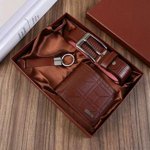 Mens Watch Wallet Belt Gift Set Christmas Valentine Day <b>Present</b> <b>for</b> Husband Business Souvenir - Product Image 2
