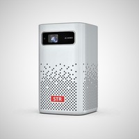 Proyector DLP Portátil Mini Más Reciente de 180 Ansi Lúmenes, Android 9.0, 960*540P, Tipo-C, Batería Integrada, para Teléfono Móvil