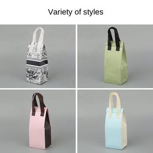 Milk Tea Coffee Non-woven Cooler Bag Catering Disposable Take-out Insulated Waterproof Aluminum Foil Insulation 12x28cm Closure - Product Image 2
