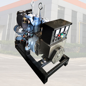 Groupe électrogène diesel SAIDE compatible F2L912 12KW, refroidi par air, 2 cylindres, silencieux, démarrage électrique 12V DC, 380/220V 50/60Hz - Product Image 4