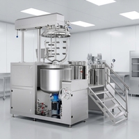 Máquina Emulsionadora al Vacío con Descarga Inclinable y Pantalla de Pesaje Independiente para el Procesamiento de Geles de Alta Viscosidad para el Cuidado de la Piel