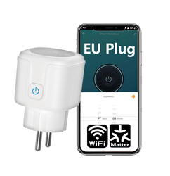 White smart socket