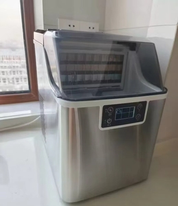 Máquina de Hielo Automática Portátil de Alta Productividad, Tanque de 1.8L, Acero Inoxidable, Capacidad de 45kg/24hrs, Uso Doméstico/Comercial, Tipo <span class=keywords><strong>Nugget</strong></span> - Product Image 3