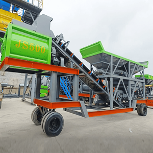 Planta Mezcladora de Concreto Móvil de Alto Rendimiento Central Mix Manufacturers con Motor PLC, Bomba Eléctrica de Alta Eficiencia y Gran Capacidad - Product Image 2