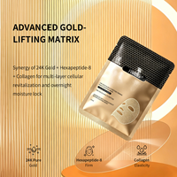 Masker Tidur Emas 24K & Kolagen Presisi Dermal Neogenesis OEM Pengencang Pengangkat Anti-kerut Perawatan Malam Formula Tahan Lama