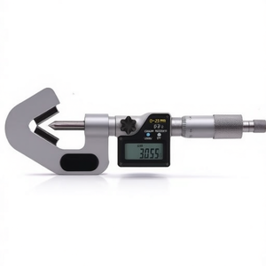 Take Digital <b>Micrometer</b> 0-25mm IP65 With Prism Anvil For Precision Measurement - Product Image 1