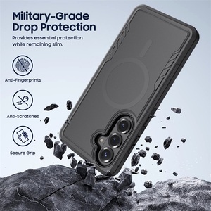 เคสโทรศัพท์แบบแม่เหล็กปิดรอบตัวเครื่อง TPU กันกระแทก PC TPU เคสใสสำหรับ Samsung Galaxy S25 Ultra S26 Plus 26 Ultra - Product Image 3