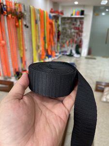 Sangle en polyester de 3,8 cm de largeur, noire, capacité de charge de 1,5 tonne, sangle de fixation robuste pour l'emballage de marchandises - Product Image 6