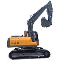 Excavatrice sur chenilles agricole de 18 tonnes pour travaux lourds, moteur EPA, pompe hydraulique, boîte de vitesses, pour creusement de fondations, LIVRAISON GRATUITE