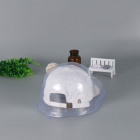 Étui de protection personnalisé en blister PET thermoformé pour casquette, coque en plastique sous vide pour l'emballage et la présentation de casquettes de baseball