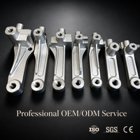 Leviers de commande en aluminium 6061 usinés CNC sur mesure de haute précision à 3/4/5 axes pour la robotique automobile et industrielle
