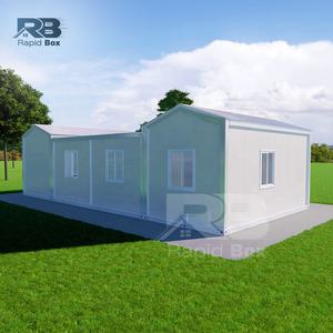Casa Móvil Portátil Personalizada de Lujo para Hotel, Casa Modular Prefabricada de 20 pies, 2 o <span class=keywords><strong>3</strong></span> Dormitorios, con Techo a Dos Aguas y Baño - Product Image 3