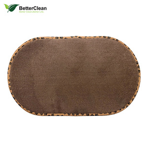 Dinner Mate Pet Mat Round Microfibre Dog Cat Feeding Mat Anti-Slip Water Absorbent Bowl Pad - Product Image 5