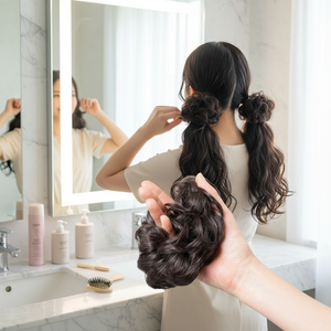 Dango Hair Pigtail Wig Curl Enhancer Modelo Daiso1137 - Product Image 3