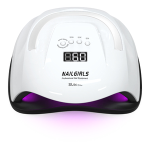โคมไฟยูวีสำหรับบ่มเล็บเด็กหญิงเครื่องเป่าเล็บแบบมืออาชีพโคมไฟเจล LED 168วัตต์โคมไฟยูวีแบบพกพาสำหรับพื้นที่ขนาดใหญ่ - Product Image 3