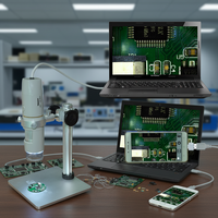 Microscope USB polarisant 500X caméra supprimer la lumière de réflexion appareil photo numérique loupe