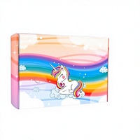 Bombes de bain rondes bio Unicorn pour enfants et filles, ingrédients 100% naturels, spa à domicile, cadeau d'anniversaire surprise
