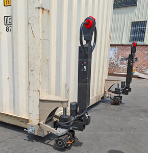 Chariot de transport motorisé hydraulique robuste en acier 5T pour le déplacement de conteneurs avec roues directionnelles - Product Image 3