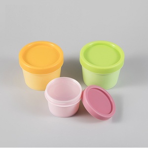 Vente flash - Pot cosmétique en plastique luxueux rose, vert et noir pour voyage, échantillon gratuit, 50g, 100g, 150g, 200g, pot en PP pour crème visage beauté - Product Image 2