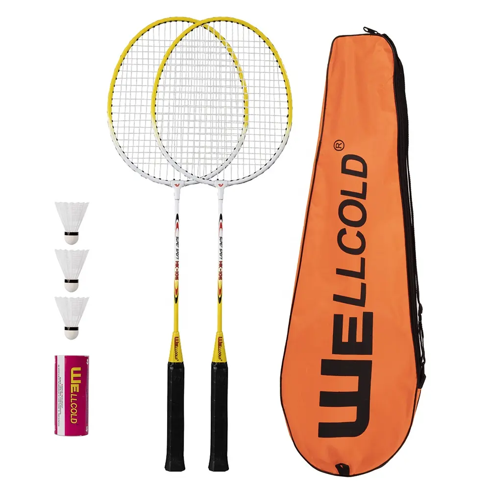 Wellcold Top Dijual Kualitas Bagus Pabrik Raket Bulutangkis, Badminton Set Nyoln Net
