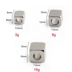 कस्टम लेजर उत्कीर्णन लोगो धातु स्टॉपर बीड कपड़े लूप जस्ता धातु मजबूत टिकाऊ चुकता कॉर्ड बैग स्ट्रिंग प्रतिस्थापन बेड्स - Product Image 3