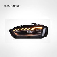 Phares de voiture LED de vente chaude pour Audi A4 2012-2015 B8.5 B9.5 feux de jour de haute qualité clignotant feux de croisement
