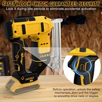 Cloueuse sans fil Dew DCN680B 20V MAX*XR Walt 3 en 1, batterie au lithium rechargeable, kits de cloueuse pour le bricolage, la menuiserie et la construction