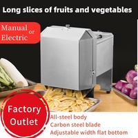 Volledig Automatische Bananen Snijmachine Klaar voor Verzending Elektrische Plantain Snijder 110-240V voor Chips Bedrijven