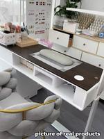 Meubles de salon de manucure Offre Spéciale moderne Design d'affaires Ensemble de chaises de table de manucure Vente en gros