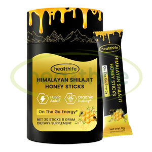 FocusHerb Bâtonnets de résine Shilajit de l'Himalaya pur personnalisés avec miel biologique 30 Bâtonnets de miel de Shilajit de l'Himalaya - Product Image 4