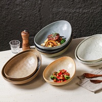 ESTICK Bols de service en céramique à parois épaisses, style japonais vintage, compatibles micro-ondes, grand ensemble de bols à céréales pour dîner